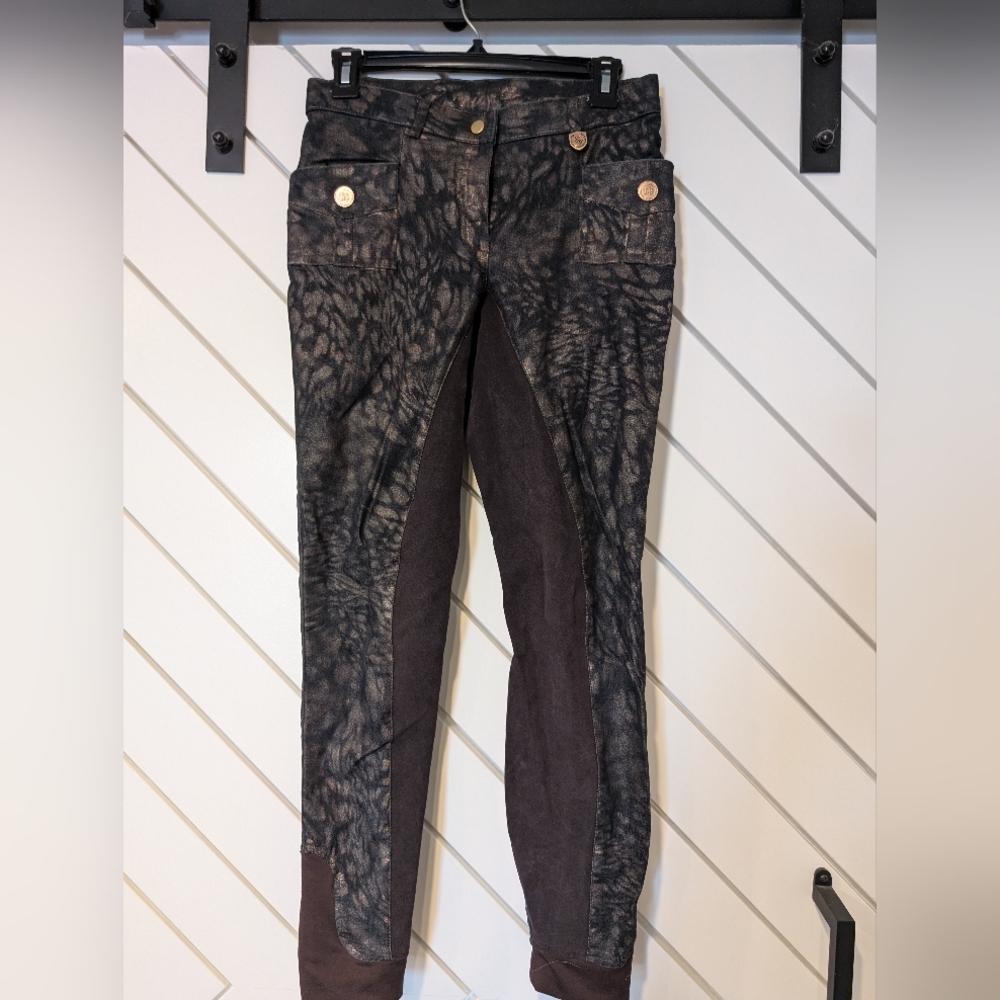 Lauria Garrelli Full Seat English Equestrian Riding Breeches